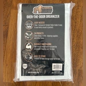 New Gorilla Grip Over the door organizer